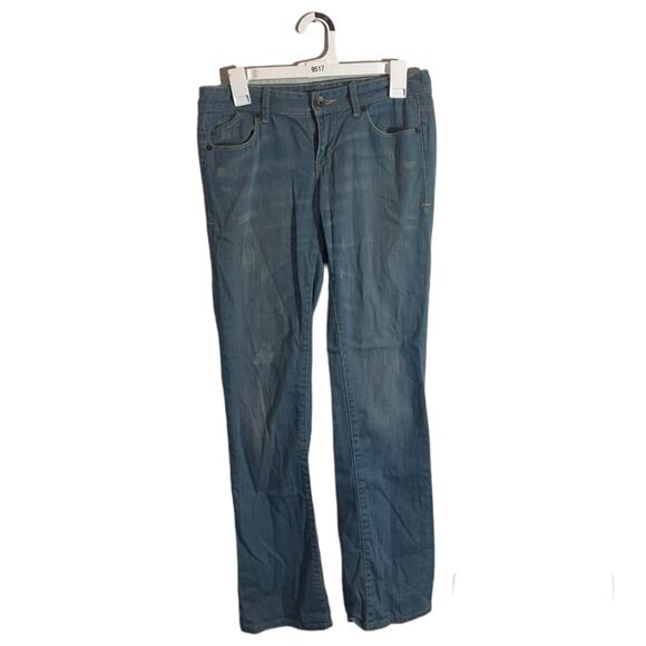 Armani Exchange Women's Boot Cut Denim Jeans Dark Wash Blue Size 4 Reg - Picture 1 of 8